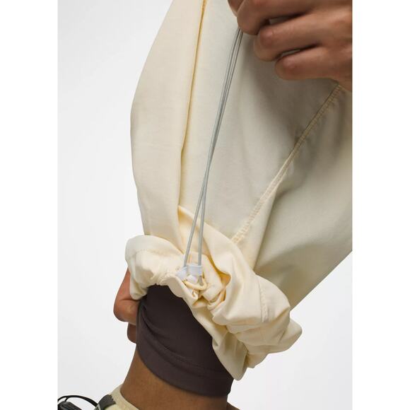 Prana Send Off Pant Women's L Sweet Cream Wide Leg Relaxed Straight High Rise - Picture 3 of 12